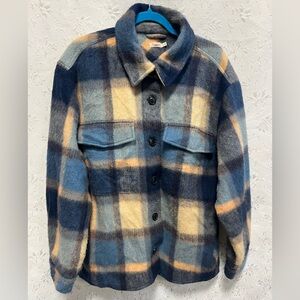 Faherty XXL Wool Blend Shirt Jacket